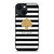 KATE SPADE NEW YORK GOLD LOGO STRIPES PATTERN iPhone 14 Plus Case Cover