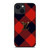 LOUIS VUITTON LV LOGO PATTERN RED iPhone 14 Plus Case Cover