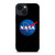 NASA LOGO BLACK iPhone 14 Plus Case Cover