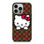 LOUIS VUITTON LV HELLO KITTY PATTERN iPhone 14 Pro Case Cover