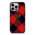 LOUIS VUITTON LV LOGO PATTERN RED iPhone 14 Pro Case Cover