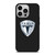 TESLA MOTORS EMBLEM CARBON iPhone 14 Pro Case Cover