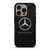 MERCEDES BENZ LOGO ON LEATHER iPhone 16 Pro Case Cover