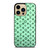 LOUIS VUITTON LOGO GREEN ICON PATTERN iPhone 14 Pro Max Case Cover