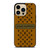 LOUIS VUITTON PATTERN LV LOGO ICON GOLD iPhone 14 Pro Max Case Cover