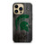 MICHIGAN STATE SPARTANS WOODEN LOGO iPhone 14 Pro Max Case Cover