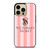 VICTORIA'S SECRET PINK STRIPES iPhone 14 Pro Max Case Cover