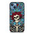 GRATEFUL DEAD SKULL AND ROSE 2 iPhone 13 Case Cover