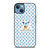 LOUIS VUITTON LV BLUE PATERN ICON LOGO iPhone 13 Case Cover