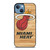 MIAMI HEAT LOGO WOODEN iPhone 13 Case Cover