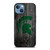 MICHIGAN STATE SPARTANS WOODEN LOGO iPhone 13 Case Cover
