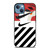 NIKE AIR JORDAN SHOES OFF WHITE LOGO iPhone 13 Case Cover