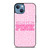 PINK NATION LEOPARD PATTERN iPhone 13 Case Cover