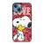 SNOOPY THE PEANUTS LOVE iPhone 13 Case Cover