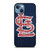 ST. LOUIS CARDINALS BASEBALL WOODEN LOGO iPhone 13 Case Cover