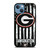 UNIVERSITY GEORGIA BULLDOGS FLAG iPhone 13 Case Cover