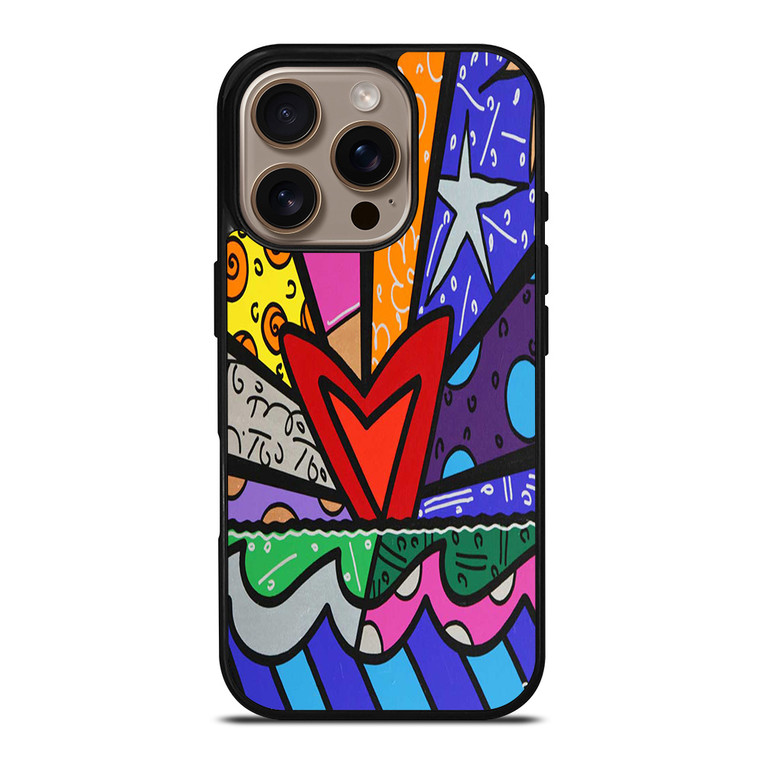 ROMERO BRITTO LOVE NEW iPhone 16 Pro Case Cover