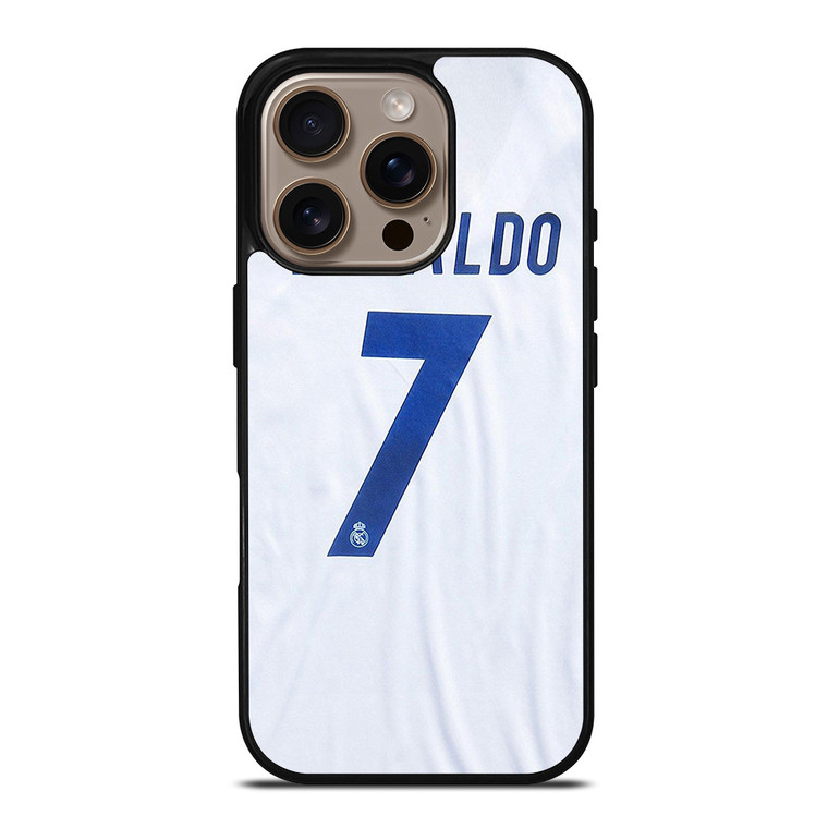 RONALDO CR7 JERSEY REAL MADRID iPhone 16 Pro Case Cover RONALDO CR7 JERSEY REAL MADRID iPhone 16 Pro Case Cover