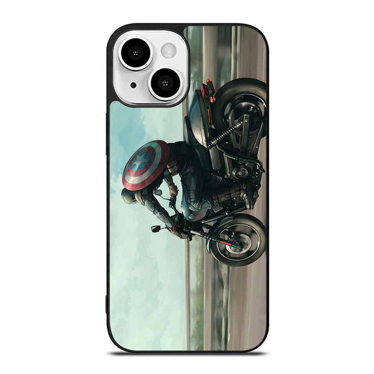 CAPTAIN AMERICA AVENGERS RIDING iPhone 13 Mini Case Cover