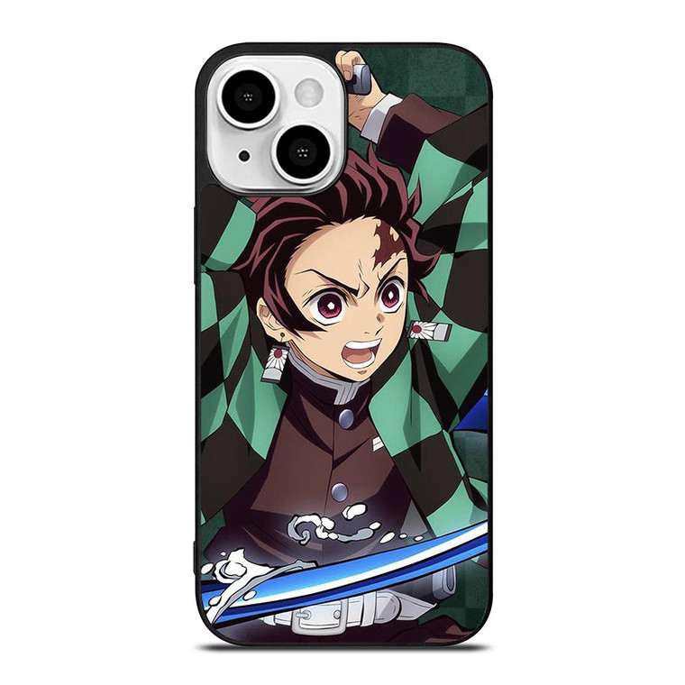 DEMON SLAYER TANJIRO KAMADO ANIME CARTOON iPhone 13 Mini Case Cover