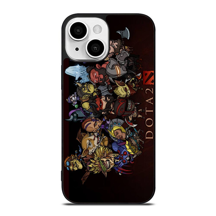 DOTA 2 HEROES CARTOON iPhone 13 Mini Case Cover