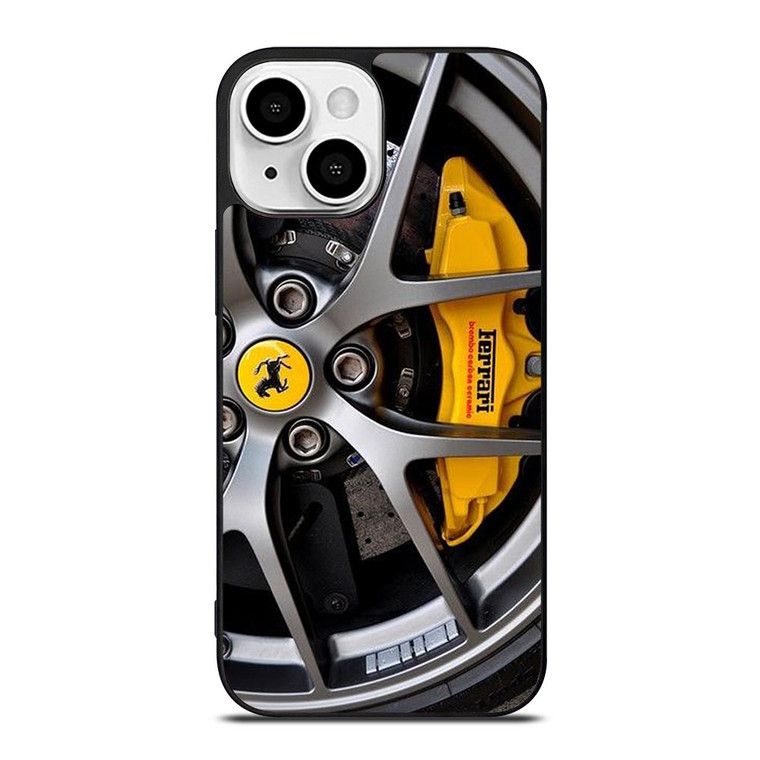 FERRARI WHEEL LOGO ICON iPhone 13 Mini Case Cover