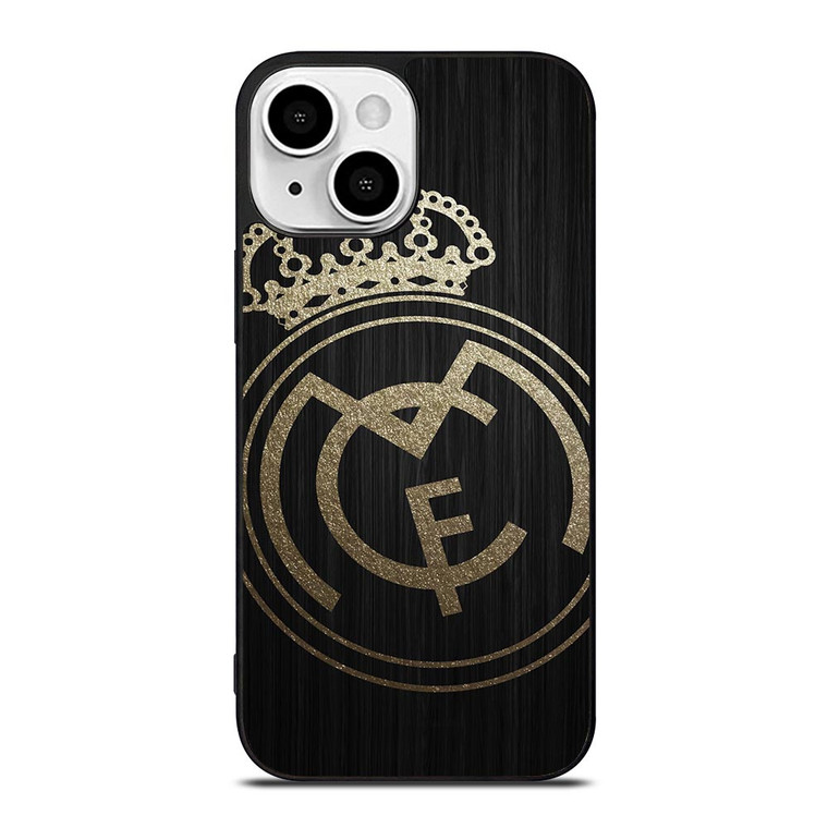 GOLD REAL MADRID LOGO iPhone 13 Mini Case Cover