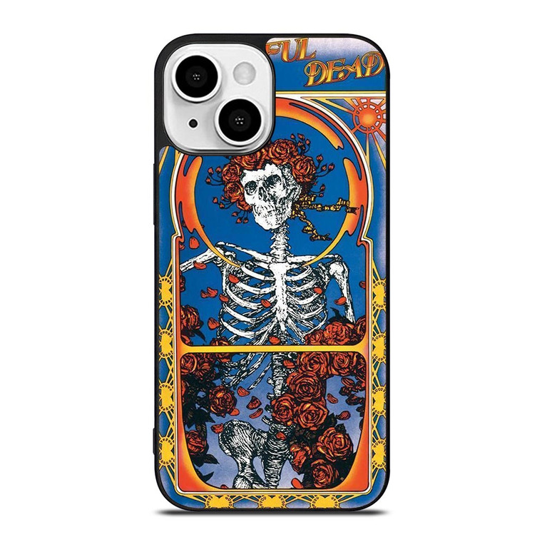 GRATEFUL DEAD SKULL AND ROSE 3 iPhone 13 Mini Case Cover