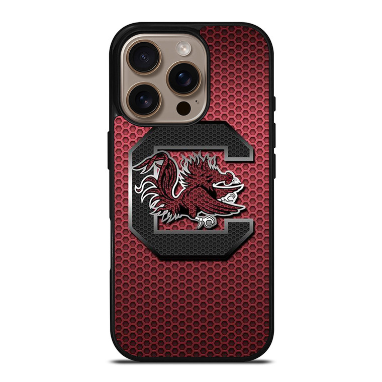 SOUTH CAROLINA GAMECOCKS UNIVERSITY FOOTBALL LOGO iPhone 16 Pro Case Cover