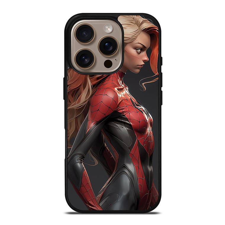 SPIDER GIRL SEXY CARTOON MARVEL COMICS iPhone 16 Pro Case Cover