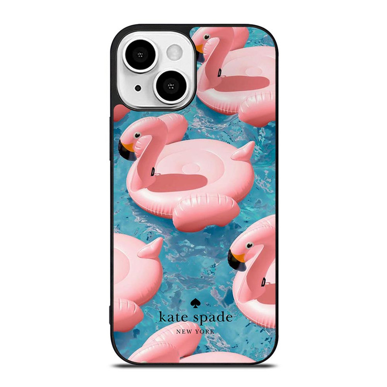 KATE SPADE NEW YORK LOGO BUOY FLAMENGO ICON iPhone 13 Mini Case Cover