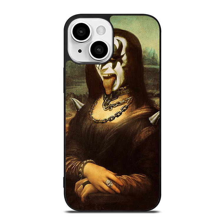 KISS MONALISA GENE SIMMONS iPhone 13 Mini Case Cover