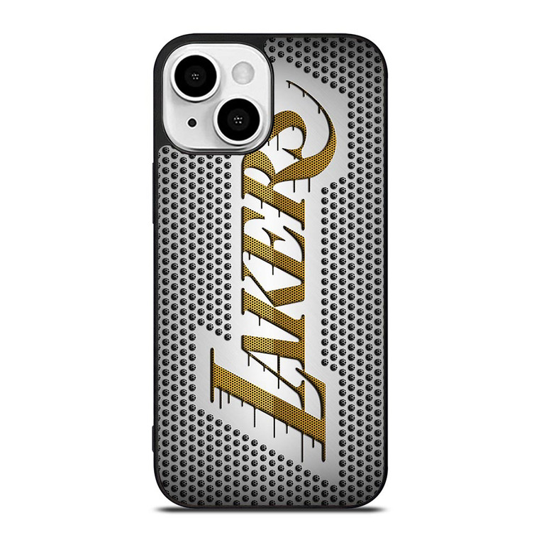 LOS ANGELES LAKERS METAL LOGO iPhone 13 Mini Case Cover