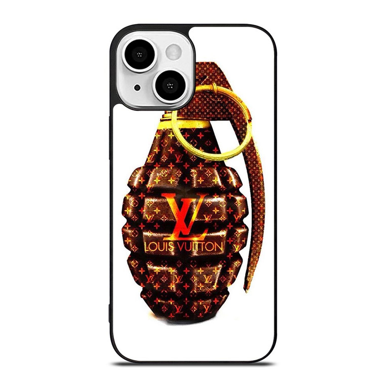 LOUIS VUITTON LV LOGO GOLDEN GRENADE iPhone 13 Mini Case Cover