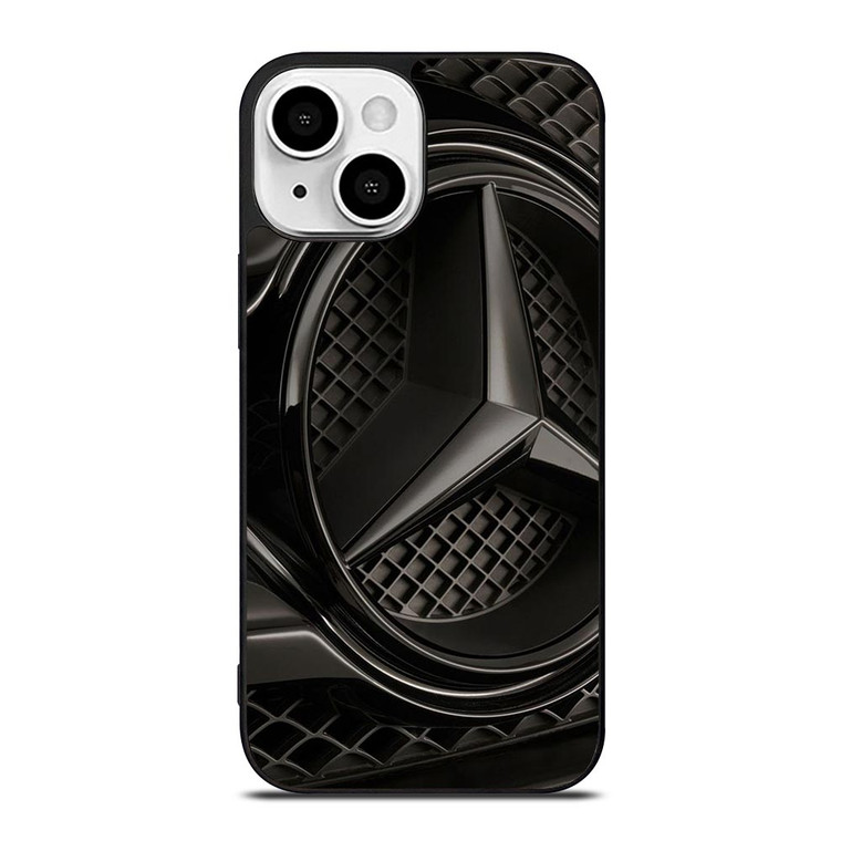 MERCEDES BENZ LOGO BLACK EMBLEM iPhone 13 Mini Case Cover