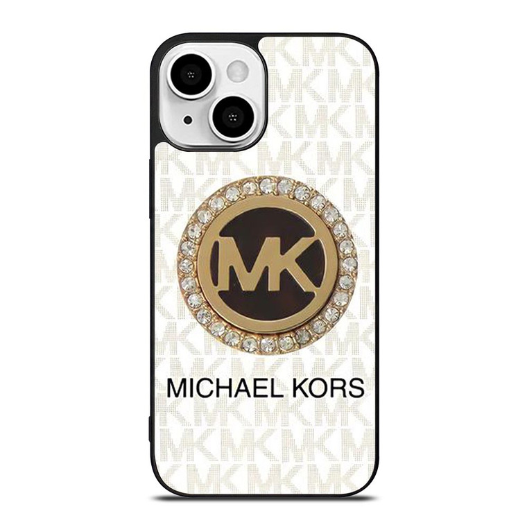 MICHAEL KORS MK LOGO DIAMOND iPhone 13 Mini Case Cover