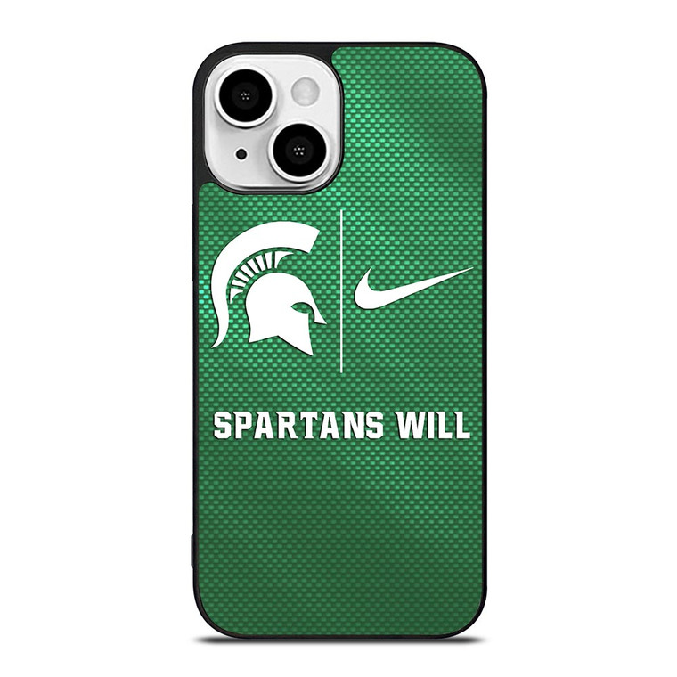 MICHIGAN STATE SPARTANS NIKE iPhone 13 Mini Case Cover