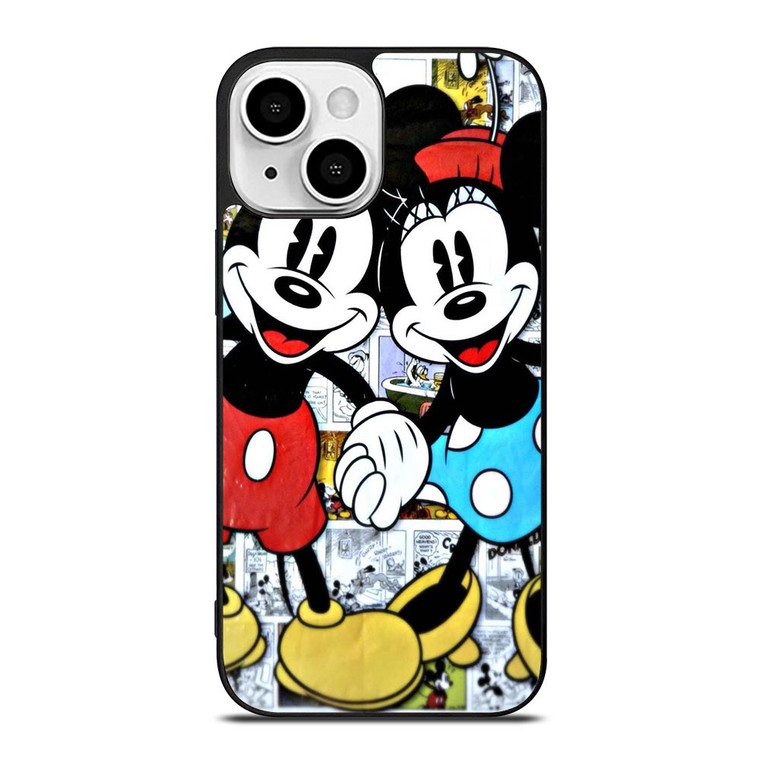 MICKEY AND MINNIE MOUSE DISNEY COMIC iPhone 13 Mini Case Cover