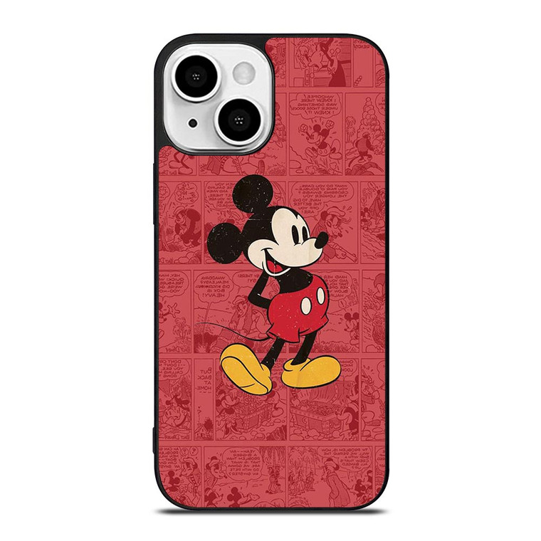 MICKEY MOUSE RETRO COMIC iPhone 13 Mini Case Cover