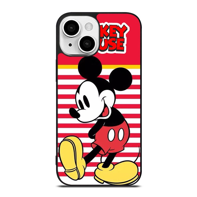 MICKEY MOUSE STRIPE DISNEY iPhone 13 Mini Case Cover