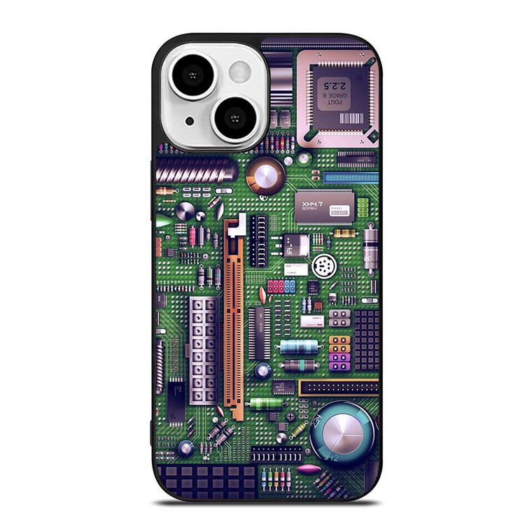 MOTHERBOARD CIRCUIT BOARD COMPUTER iPhone 13 Mini Case Cover
