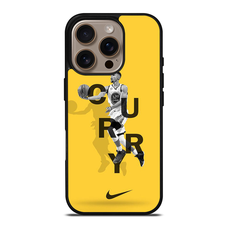 STEPHEN CURRY BASKETBALL GOLDEN STATE WARRIORS NIKE iPhone 16 Pro Case Cover