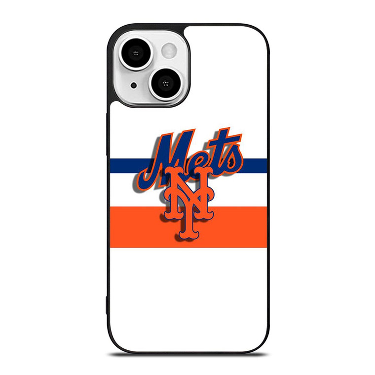 NEW YORK METS LOGO BASEBALL TEAM ICON iPhone 13 Mini Case Cover