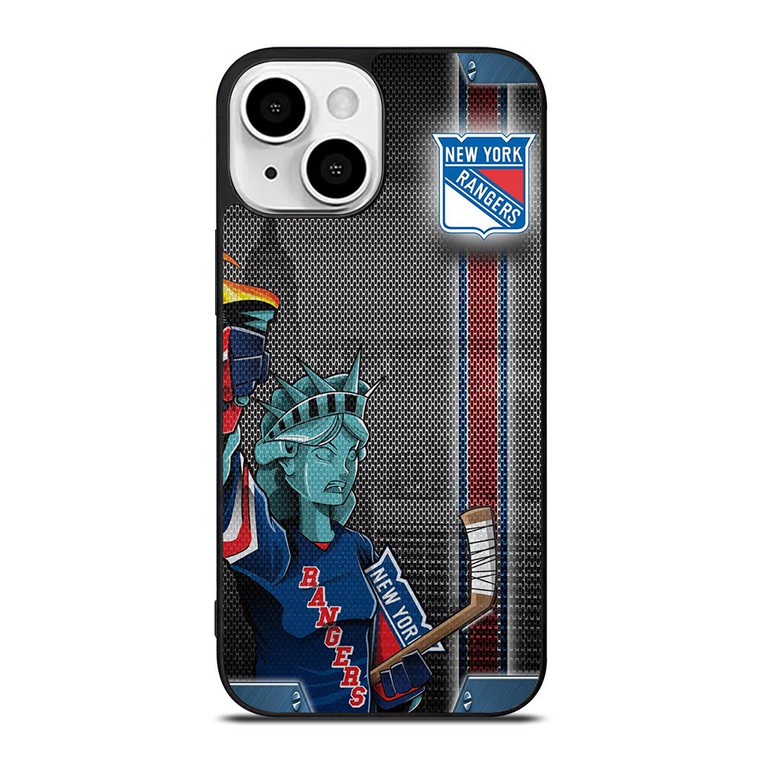 NEW YORK RANGERS NHL LIBERTY STATUE iPhone 13 Mini Case Cover