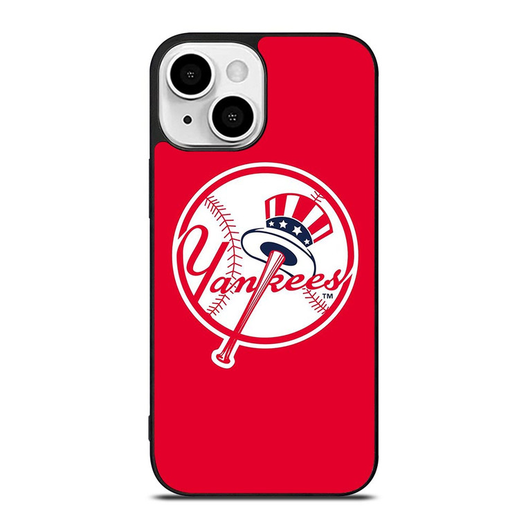 NEW YORK YANKEES BASEBALL CLUB LOGO RED iPhone 13 Mini Case Cover