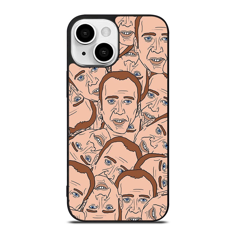 NICOLAS CAGE COLLAGE iPhone 13 Mini Case Cover