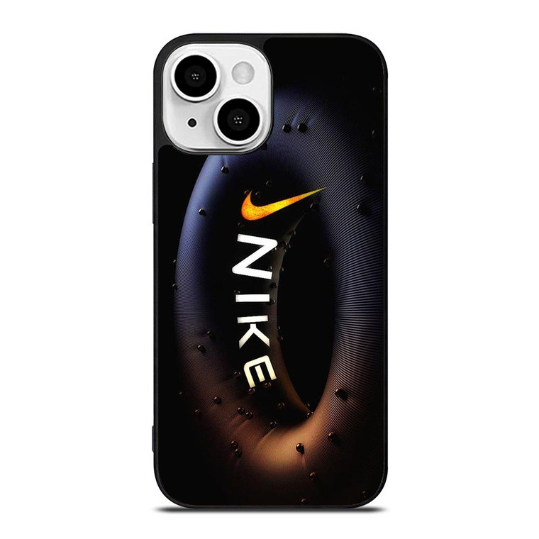 NIKE BLACK RING LOGO iPhone 13 Mini Case Cover