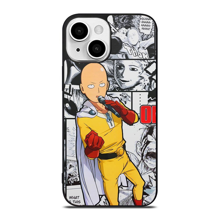 ONE PUNCH MAN SAITAMA COMIC iPhone 13 Mini Case Cover