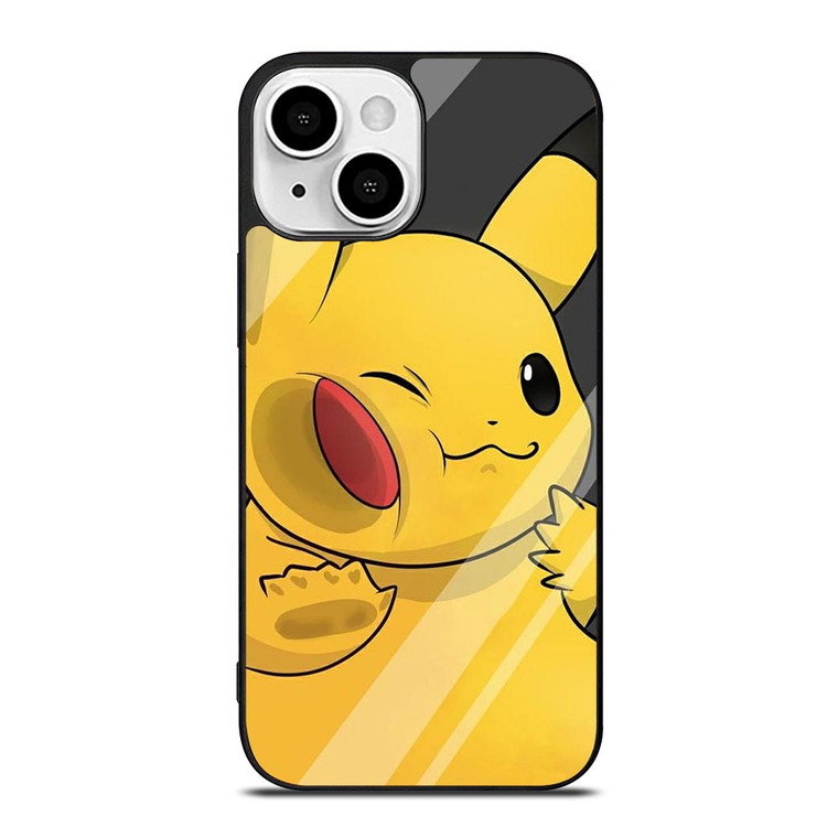 PIKACHU POKEMON CUTE iPhone 13 Mini Case Cover