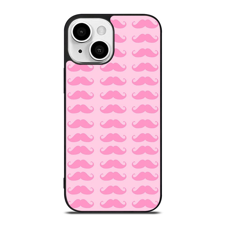 PINK MOUSTACHE iPhone 13 Mini Case Cover